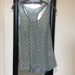 Joie silk racer back tank top